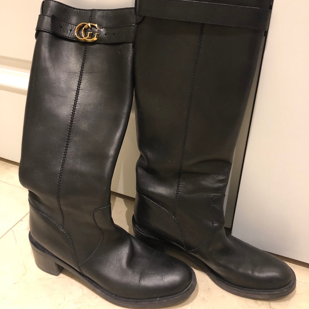 Gucci Leather Boots